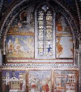 GIOTTO di Bondone Frescoes in the fourth bay of the nave oil on canvas